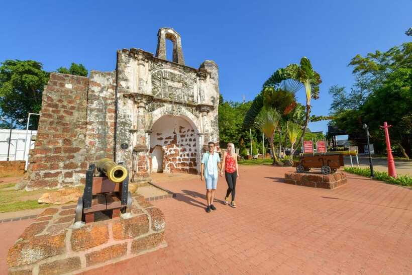 Malacca & Putrajaya Tour - St. Paul’s Hill and A Famosa: views that reward the uphill effort